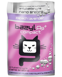BAZYL Ag+ Compact Lavender 5 l levendula illatú bentonit macskaalom