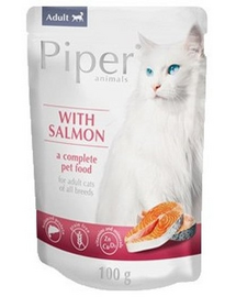 PIPER Animals Cat z łososiem 100 g mokra karma dla kota