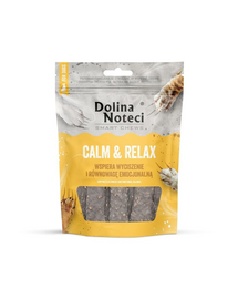 DOLINA NOTECI Smart Chews Calm & Relax 100g stresszcsökkentő támogatás, szárított jutalomfalatok kutyáknak