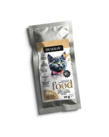 DR MALOU Kiscica Liofilizált táplálék Csirke kecsketejjel és tojássárgájával 10 g száraz táplálék kiscicák számára