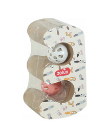 Drapak dla kota CHATOUILLE składana podwójna z piłkami i kocimiętką