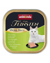 ANIMONDA Vom Feinsten Mild Menue Indyk 100g pasztet macskáknak