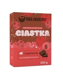 PAKA ZWIERZAKA Bárányhúsos keksz áfonyával 200g kutyakeksz