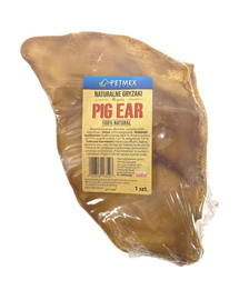 Ucho wieprzowe 1szt. naturalny gryzak dla psa