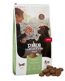 MERA Dog Pure Sensitive Adult Insect Protein 4 kg rovarfehérje, száraz táp érzékeny kutyák számára
