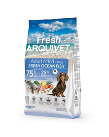 ARQUIVET Fresh Mini óceáni hal 2,5 kg félig nedves táplálék kicsi fajtájú felnőtt kutyák számára