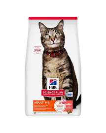 HILL'S Science Plan Feline Adult Salmon 10 kg száraz táp lazaccal felnőtt macskák számára