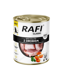 RAFI Classic z drobiem 800 g mokra karma dla psa