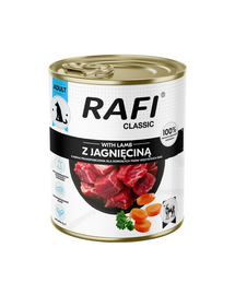 RAFI Classic bárányhússal 800 g nedves kutyatáp