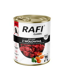 RAFI Classic z wołowiną 800 g mokra karma dla psa