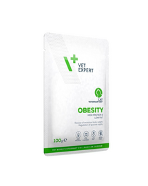 VET EXPERT Veterinary Diet Cat Obesity 100g nedves táplálék túlsúlyos macskáknak