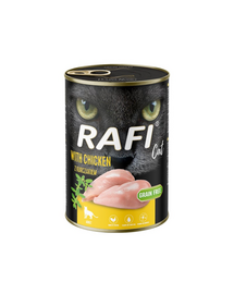 RAFI Cat Adult csirkével 400 g nedves macskaeledel