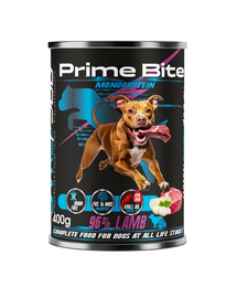 Prime Bite Jagnięcina z pietruszką 400g mokra karma dla psów w każdym wieku
