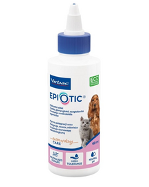 VIRBAC EpiOtic Ear Cleanser 60 ml fültisztító készítmény kutyák és macskák számára