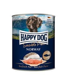 HAPPY DOG Sensible Norway Hal 800 g nedves táplálék kutyáknak
