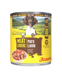JOSERA Meat Lovers Pure Lamb 800 g jagnięcina, mokra karma dla psów