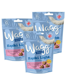 WAGG Light falatkák 3x125 g kutyakekszek