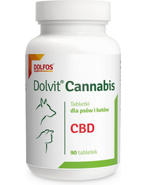 DOLFOS Dolvit Cannabis CBD tartalmú készítmény kutyáknak és macskáknak