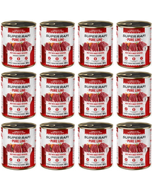 SUPER RAFI Pure Line marhahús édesburgonyával 12x800g nedves kutyatáp