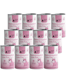 PAKA ZWIERZAKA PEPE Vet Gastrointestinal Low Fat Duck 12x400 g nedves táplálék kutyáknak, amely támogatja az emésztőrendszert