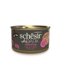 SCHESIR After Dark Kurczak z szynką w bulionie 80 g karma mokra dla kotów