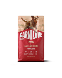 CARNILOVE Active Dog Lamb and Wild Boar Adult 4 kg jagnięcina i dzik, dla dorosłych psów