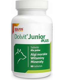 DOLFOS Dolvit Junior Plus 90 tabletta Prémium támogatás a kölykök növekedéséért