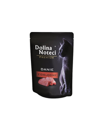 DOLINA NOTECI Premium danie z cielęciny 85 g mokra karma dla kota