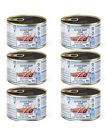 SUPER RAFI Mini Pure Line bárányhússal és édesburgonyával 6x185g nedves táplálék kisméretű kutyáknak