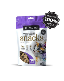 100% liofilizowana wątroba wołowa 50g przysmaki dla kotów