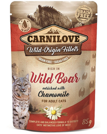 Wild Boar & Chamomile 24 x 85g mokra karma dla kota dzik i rumianek