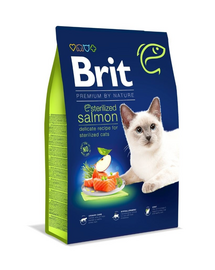 Cat Premium by Nature Sterilised salmon 8 kg
