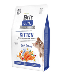 BRIT CARE Grain-Free Kitten Immunity 2 kg száraz gabonamentes lazacos kiscicatáp