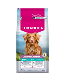 EUKANUBA Special Care Adult Mono-Protein Duck 12 kg száraz táp felnőtt kutyák számára, frissen fagyasztott kacsával gazdagítva