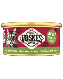 VOSKES Jelly Tuna with Quinoa 85 g tonhal quinoával zselében, kiegészítő táplálék macskáknak