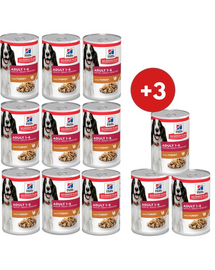 HILL'S Science Plan Canine Adult Turkey 370 g dla dorosłych psów z indykiem 9+3 GRATIS