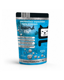Ag+ Bentonitowy pochłaniacz zapachów dla kotów 450 g