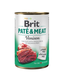 Pate&Meat venison 400 g pasztet z dziczyzną dla psa