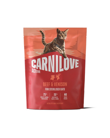 CARNILOVE Active Cat Beef and Venison Sterilised 400 g wołowina i dziczyzna, dla kotów sterylizowanych