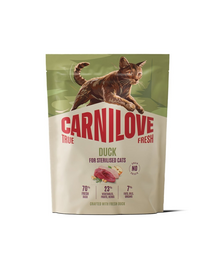 CARNILOVE True Fresh Cat Duck Sterilised 400 g kaczka, dla kotów po sterylizacji