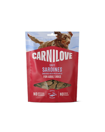 CARNILOVE Dog Soft Snack Sardines 200g miękkie przysmaki z sardynką dla dorosłych psów