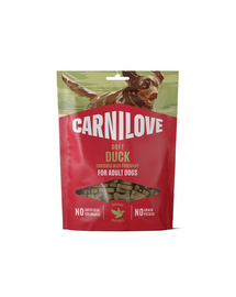 CARNILOVE Dog Soft Snack Duck 200g miękkie przysmaki z kaczką dla dorosłych psów