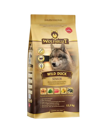 WOLFSBLUT Wild Duck Senior sucha karma dla starszych psów z kaczką i ziemniakami 12,5 kg
