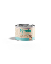 KATIDO Borjúhús nyúllal 200g nedves macskaeledel