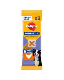 PEDIGREE DentaStix (średnie rasy) przysmak dentystyczny dla psów 3 szt. - 77g