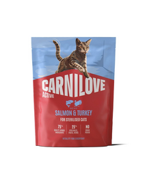 CARNILOVE Active Cat Salmon and Turke Sterilised 400 g łosoś i indyk, dla kotów sterylizowanych
