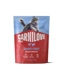 CARNILOVE Active Cat Salmon and Turkey Adult Large 400 g łosoś i indyk, dla kotów dużych ras