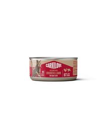 CARNILOVE Cat Can Paté Chicken and Lamb 100 g csirkével és báránnyal, pástétom macskáknak
