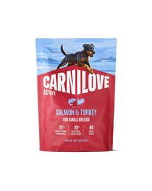 CARNILOVE Active Dog Salmon & Turkey Adult Small Breeds 1,5 kg łosoś i indyk, dla dorosłych psów małych ras