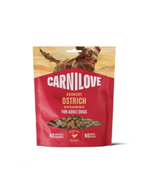 CARNILOVE Dog Crunchy Snack Ostrich 200g chrupiące przysmaki ze strusiem dla dorosłych psów